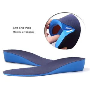 Aumento di altezza invisibile inserto scarpe sportive solette per uomo donna Arch Support Lift cuscinetti più alti suole per ascensore per scarpe