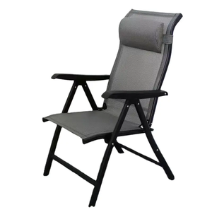 Mô Hình Phổ Biến Đồ Nội Thất Ngoài Trời Ghế Bãi Biển PVC Tráng Polyester Dệt Dây Lưới Kim Loại Ghế Bãi Biển - Product Image 3