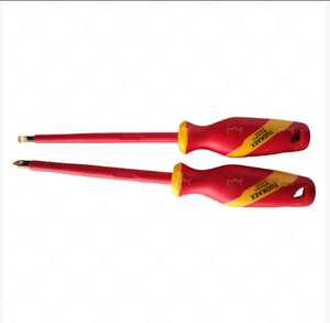 Tournevis en cuivre isolé anti-étincelles à fente pour environnements explosifs - Product Image 4