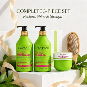 Ensemble Shampooing et Après-Shampooing aux Fleurs de Cactus Végétalien Hydratant Réparateur Lissant et Brillant Traitement Capillaire Professionnel pour Cheveux Abîmés - Product Image 2
