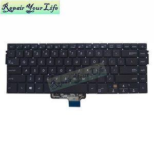 คีย์บอร์ดแล็ปท็อปเรืองแสงของสหรัฐสำหรับ <span class=keywords><strong>Asus</strong></span> VivoBook 15 X510 <span class=keywords><strong>X510UA</strong></span> X510UQ F510UA S510 X510UR X510UN แป้นพิมพ์0KNB0-4626US00 X510UF - Product Image 6