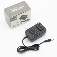 Adaptor Daya AC DC 12V1A 12V2A 24V1A 5V1A 9V2A DC Switching Power Supply AC Efisien 100-240v ke DC Adaptor Colokan EU AU US UK
