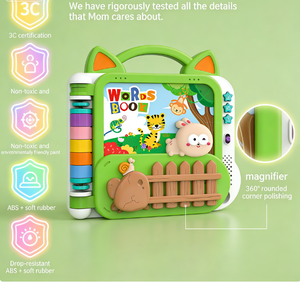 Livre sonore interactif pour enfants, livre de mots parlants imprimé sur mesure, jouet éducatif pour tout-petits - Product Image 5