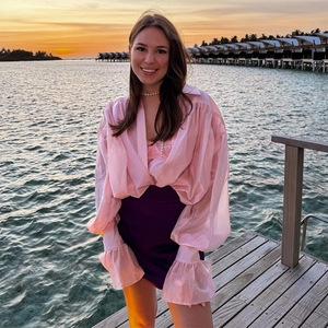 T-shirt Casual da donna con tacco largo a maniche lunghe con risvolto e risvolto da donna - Product Image 1