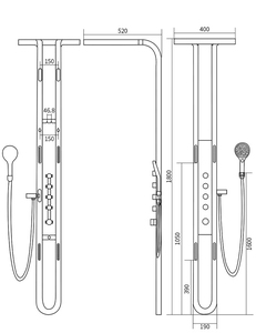 Juego <span class=keywords><strong>de</strong></span> <span class=keywords><strong>ducha</strong></span> <span class=keywords><strong>de</strong></span> lluvia gris con pistola <span class=keywords><strong>de</strong></span> salida <span class=keywords><strong>de</strong></span> fábrica, columna <span class=keywords><strong>de</strong></span> torre <span class=keywords><strong>de</strong></span> <span class=keywords><strong>ducha</strong></span> termostática inteligente con Panel <span class=keywords><strong>de</strong></span> <span class=keywords><strong>ducha</strong></span> con pantalla <span class=keywords><strong>de</strong></span> temperatura - Product Image 5