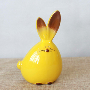 Directo <span class=keywords><strong>de</strong></span> fábrica personalizado ecológico Pascua cerámica conejo Animal conejito figuritas ornamento varios colores <span class=keywords><strong>porcelana</strong></span> conejito sostener <span class=keywords><strong>huevo</strong></span> - Product Image 3