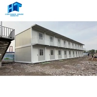 Maisons préfabriquées portables à bas prix à deux étages en kit 20 40 pieds Unités Grandes maisons préfabriquées en conteneurs avec escaliers