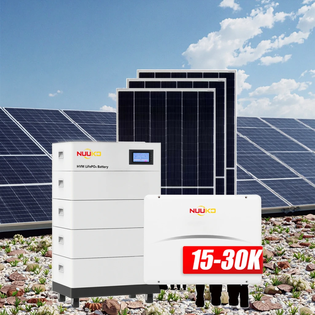 Complete Solar System 10kw 20kw 30kw 50kw Hybrid All in One Solar System with Integrated Panels, Inverters and Battery