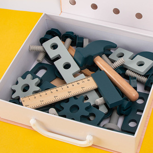 2025 bois Simulation enfants <span class=keywords><strong>orthographe</strong></span> ensemble écrous réparation <span class=keywords><strong>outils</strong></span> blocs de construction jouer maison jouets éducatifs combinaison - Product Image 6