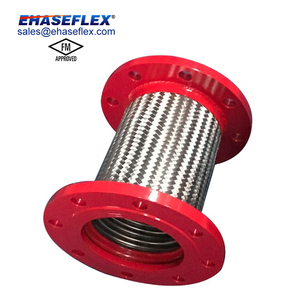Raccord flexible en acier inoxydable homologué FM DN40-DN600 pour l'<span class=keywords><strong>amortissement</strong></span> des vibrations et la réduction du bruit sur les grands <span class=keywords><strong>d</strong></span>écalages - Product Image 3