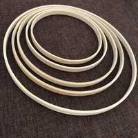 Aro de Bambú de Madera Sin Terminar de 8, 10, 13, 15, 18, 20.5, 23 y 26 cm, Aro Circular para Manualidades, Aro para Atrapasueños, Aro Redondo para Macramé