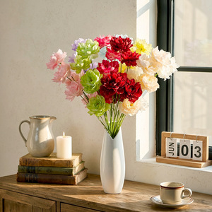 Ramo de Peonías Artificiales Ilo de Cinco Cabezas, de Seda y Plástico, para Decoración de Bodas y Hogar, Arreglo Floral - Product Image 1