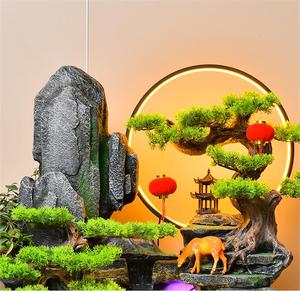 تشنيشي تمثال صيني متأرجح خارجي لحديقة المياه مخصص لتزيين المنزل هدايا تدفئة للمتاجر نافورة إمدادات المياه - Product Image 6