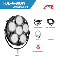 Lumière LED de photographie PDL 900W, température de couleur réglable 2600-6000K, télécommande, éclairage continu haute puissance pour