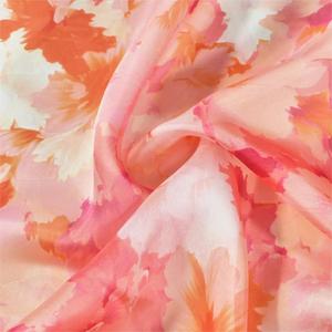 Siêu Mỏng Và Trọng Lượng Nhẹ <span class=keywords><strong>Polyester</strong></span> Màu Đỏ Trừu Tượng In Vải Chấp nhận Mô Hình Tùy Biến Vải Cho Dresses - Product Image 2