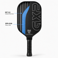 Raquette de pickleball professionnelle approuvée par l'USAPA GX2 Power, en fibre de carbone T700 3K, noyau en carbone SST 2.0, qualité compétition.