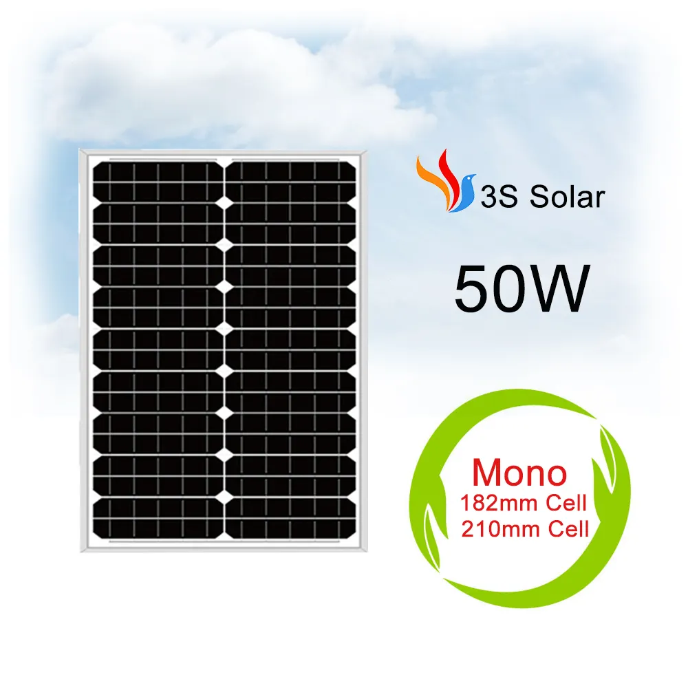Panel Solar policristalino, 50w, 30 W, 30 w, tamaño pequeño, policristalino/Mono, resistente al agua, 20w, venta al por mayor