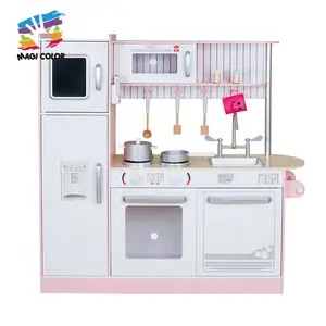 准备运送粉红色W10C382B的木制大型儿童玩厨房玩具