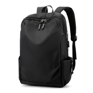 Men's <b>Backpack</b> <b>Large</b> Capacity Computer Bag Business Travel Casual Student Schoolbag Solid Color 20L And Below - Product Image 1