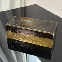 Briques en verre cristal de couleur unie 230*110*76mm |   Blocs de verre coulés à chaud durables pour les cloisons de cuisine et de salle de bain