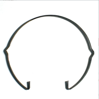 Anneau de fixation à ressort pour spot encastré MR16 GU10, en acier inoxydable nickelé, 50mm/55mm, support de lumière encastrée, charge 22 lb