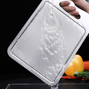 Tabla de Cortar de Titanio de 2 mm de Grosor, Tabla de Picar de Alta Calidad para Cocina Casera, Cocina al Aire Libre, Campamento, Senderismo, Excursionismo - Product Image 3