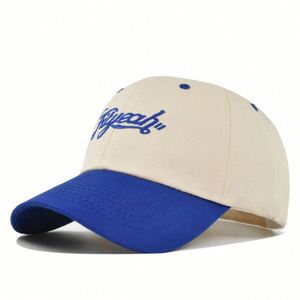 Casquette de baseball hip-hop non structurée en coton bicolore à 6 panneaux, broderie 3D de haute qualité, personnalisable par le fabricant, avec logo d'équipe - Product Image 6