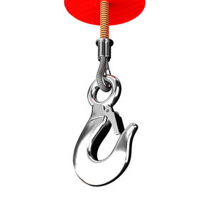 Новая портативная электрическая мини-лебедка 220В для строительства, стальная, 200 кг, с тросом и дистанционным управлением, на заказ от производителя - Product Image 6