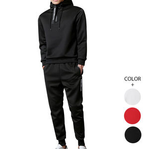 Individuelle Logo Winter Jogginganzüge für Herren, Leere Dicke Zweiteilige Langarm Sweatanzüge für Männer - Product Image 3