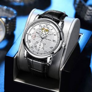 Reloj de Pulsera para Mujer, Multifuncional, Digital, Resistente al Agua 3BAR, Luminoso, con Correa de Cuero Genuino y Aleación, Marca Crane Business - Product Image 3