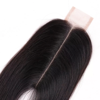Extensions de cheveux HQ pour femmes, 100% cheveux humains, closure en dentelle 2*6 pour femmes noires, topper capillaire à clipser, fournisseur de premier plan