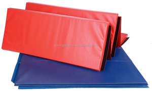 Tapis de <span class=keywords><strong>sol</strong></span> pour <span class=keywords><strong>gymnastique</strong></span>, tapis de protection pour les atterrissages, en PVC souple, en cuir, en éponge, pliable, imperméable, respirant - Product Image 3