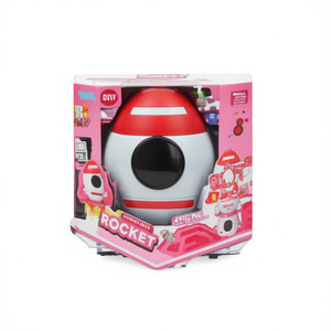 Diy Rocket Dressing Table Toy Set 23Cm Plastic Fantasy Sci Fi For Kids 5 To 7 Years - Product Image 1