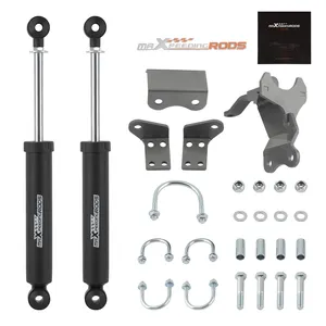 Maxpeedingrods çift direksiyon sabitleyici için Jeep Wrangler JL 4WD 2018-2022 Fit 2.5-6 "asansör