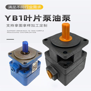 ปั๊มไฮดรอลิกแบบใบพัด YB1 6 10 16 4 20 25 40 50 80 แบบขั้นตอนเดียว ปริมาณคงที่ สำหรับเครื่องฉีดพลาสติก ปั๊มน้ำมัน - Product Image 4