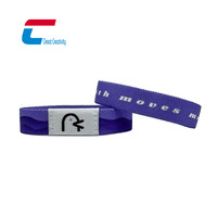 Nouvelle Arrivée Bracelets Événementiels en Polyester Recyclé NFC 13.56Mhz avec Verset Biblique Quotidien, Élastiques