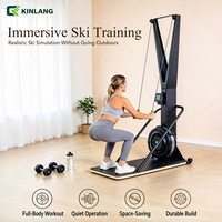 Simulateur de ski professionnel commercial durable pour l'entraînement à domicile et en salle de sport