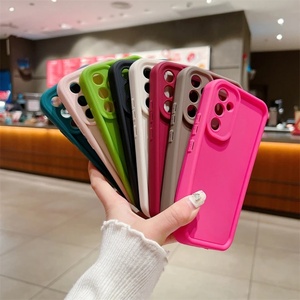 เคสโทรศัพท์ป้องกันกันกระแทกสำหรับ Samsung S23 A73 M52 S22 Note 20 ultra Plus Pro Core 5G 4G ฝาครอบหลัง TPU แบบนิ่มฝาครอบเต็มรูปแบบ - Product Image 2
