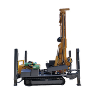 Foreuse de puits d'eau automatique diesel Feida FY450, 450M, plateforme de forage rotative, moteur, boîte de vitesses, chenilles mobiles
