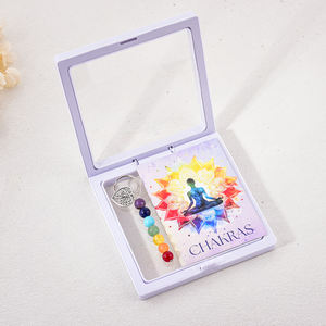 Pierre naturelle Chakra Pendentif Charmes Porte-clés En Acier Inoxydable Unisexe Arbre de Vie Conception Durable Accessoires De Mode - Product Image 3