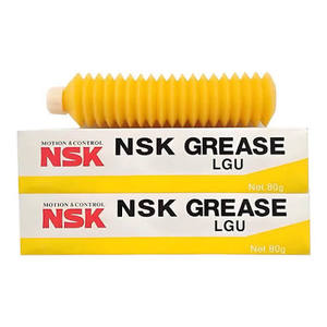Grasa genuina NSK LGU 80g en tubo azul, lubricante de baja polvo para guías lineales en salas limpias, grasa amarilla base NLGI 2 SAE - Product Image 2