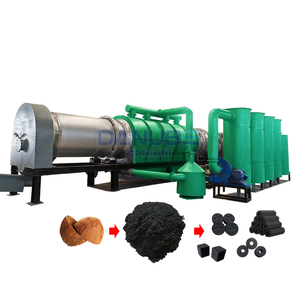 Petite ligne de production de briquettes de charbon de bois par rétortage à partir de sciure de bois et de coques de noix de coco - Product Image 1
