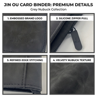 Porte-cartes en daim à 12 pochettes avec logo personnalisé, 480 pochettes, album de collection de cartes en cuir nubuck imperméable pour cartes à collectionner