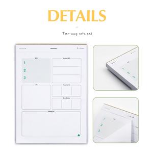 2025 Professional Paperboard Printing Service Custom Logo Inner Page Size Notepad Daily <b>Weekly</b> Plan Notepad - Product Image 3