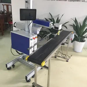 Lyncwell Pet Bottle Laser Coding Machine Co2 Laser Marking Printer For Production Line Expiry Date Code Printer For Water Bottle