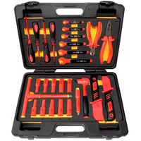 Jeu de 27 clés à douille isolées pour énergie nouvelle 1000V – Outils pour mécaniciens automobiles et réparation de voitures