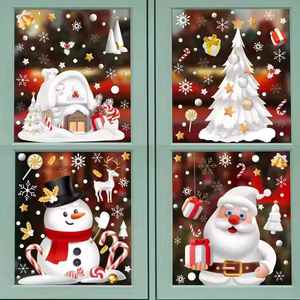 Creative Transparent Summer Sticker Vinyl Home Decoration for Living Room Glass <b>Window</b> Film Decorative - Product Image 3