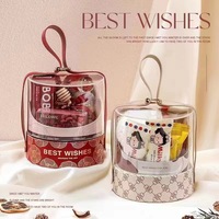 Boîte à bonbons de mariage élégante en acrylique ronde avec couvercle, porte-délices pour rassemblements romantiques et événements spéciaux