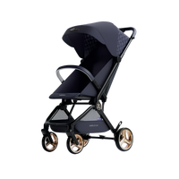 Poussette Weilebao Super Légère en Alliage d'Aluminium, Valise de Luxe pour Voyage en Avion, Capacité de Charge de 15 kg, 0-3 Ans