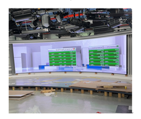 Écran LED flexible d'intérieur Shenzhen MDS P1.56, taille du module 320*160mm, avec 2 ans de garantie, média photo pour styles personnalisés
